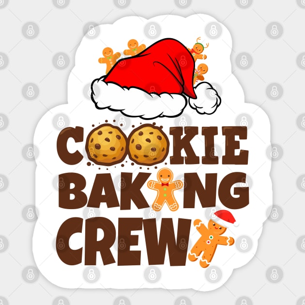 cookie baking crew funny christmas 2023 Sticker by Work Memes